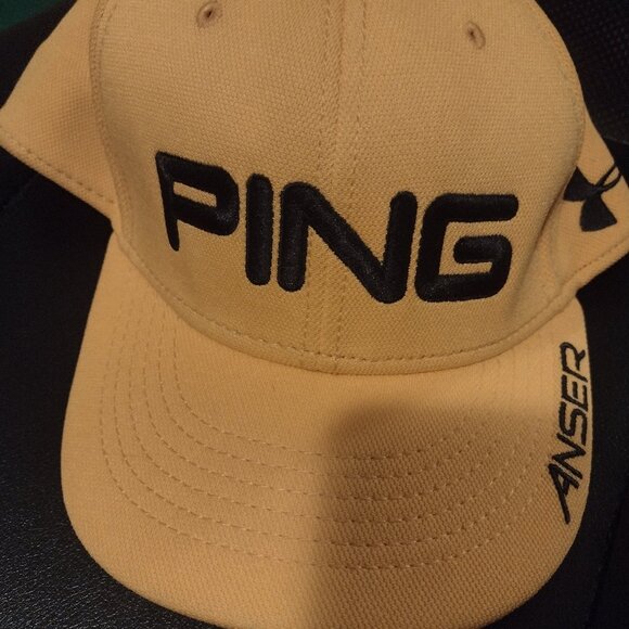 Two Ping Golf fitted hats in good condition - Picture 2 of 4